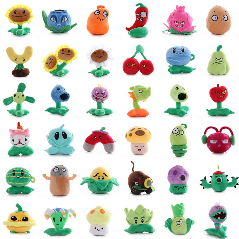 Kids Zombie Toys - 1 pçs 13-20cm plantas vs zumbis