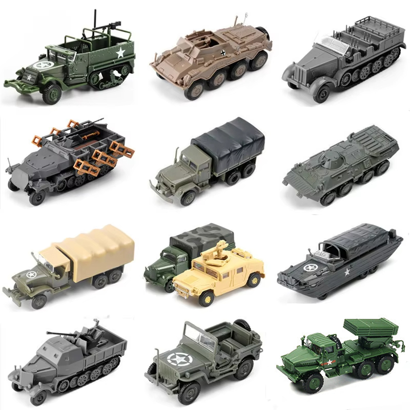 Kids Toys 3 Year Old - 4d 1/72 veículos militares montagem quebra-cabeça