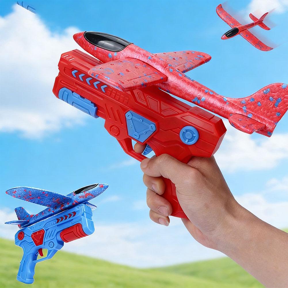 Catapult Launcher Toy - Avião de Espuma Luminoso com Lançador