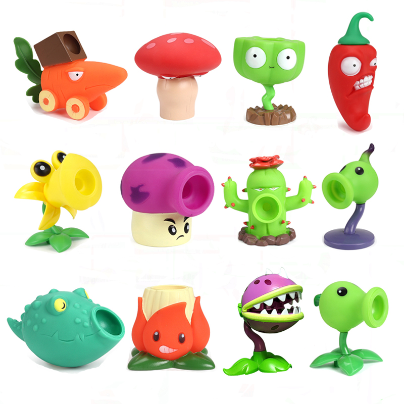 Kids Zombie Toys - Novas plantas vs zumbis anime figuras