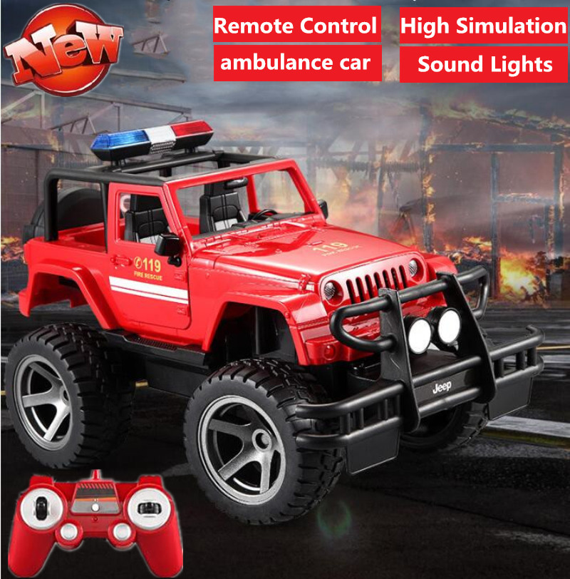 Ambulância grande 2.4G 4WD com - Kids Toys Under 50 avaliação e preço
