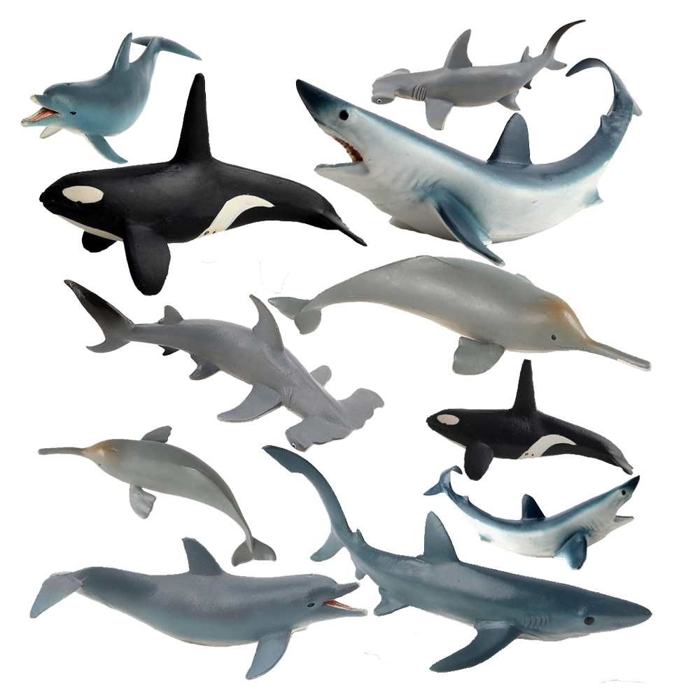 Estatuetas de animais marinhos - Kids Toys Reviews avaliação e preço