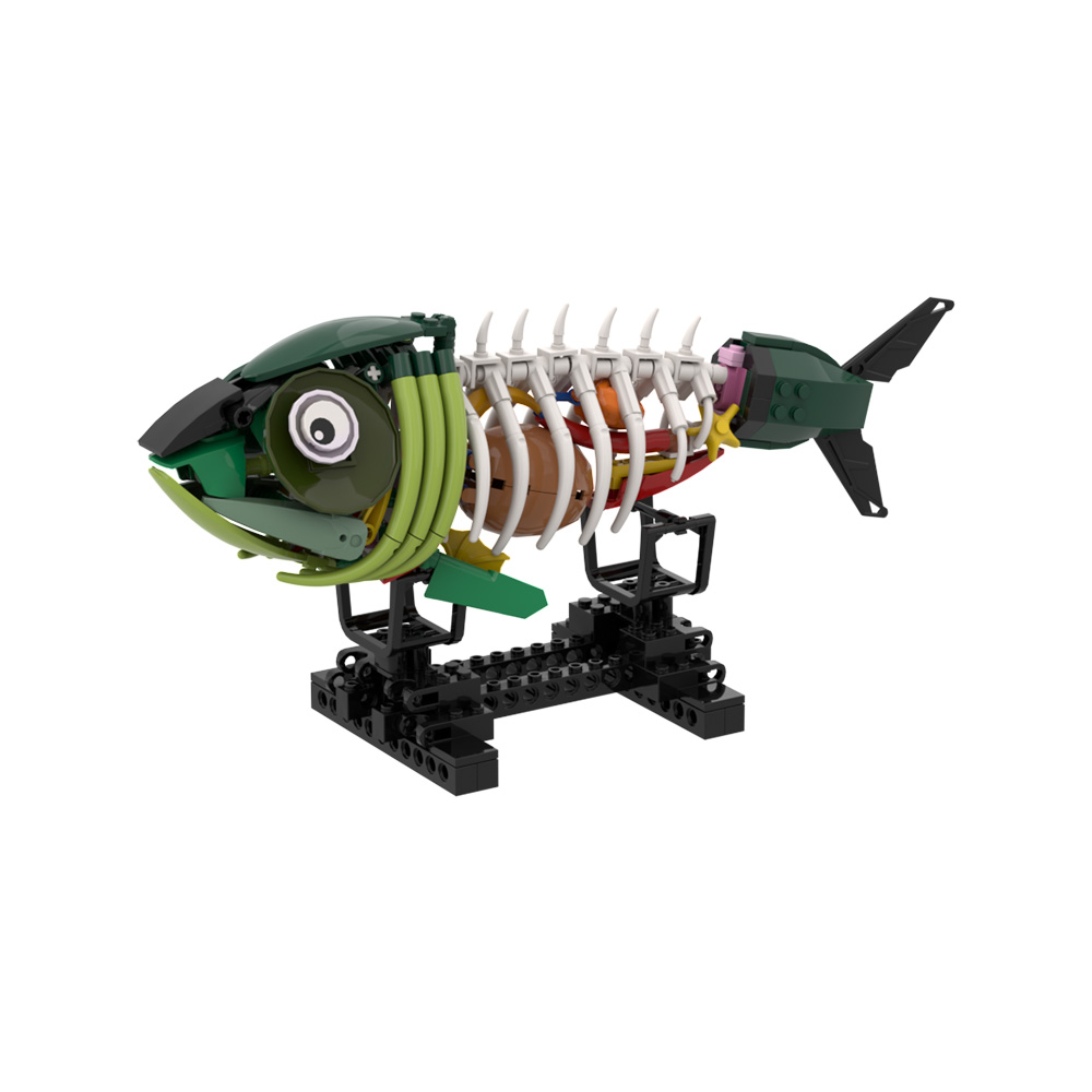Blocos de Montar Modelo Peixe  - Kids Zombie Toys avaliação e preço