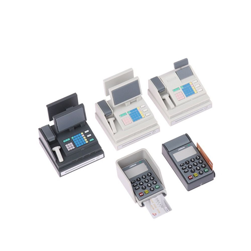 Diy casa de bonecas pos máquin - Toy Cash Register avaliação e preço